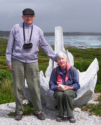 Me and my wife Sigrid on King Island